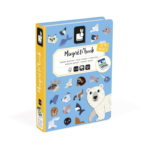 magneti-book-polar-animals Magnetibook Polarne životinje je edukativna magnetna igra sa 30 magneta! Upoznajte polarne životinje kroz zabavnu i kreativnu slagalicu.